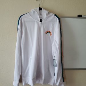 Brooklyn Cloth Sweatshirt Mens XL Polyester Rainbo